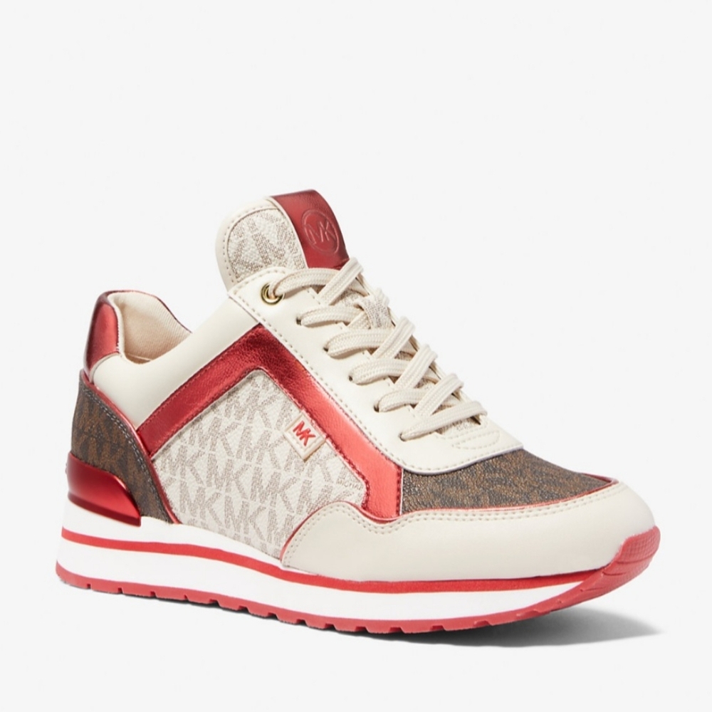 Michael Kors Color - Block Signature Logo Trainer (Brand New)